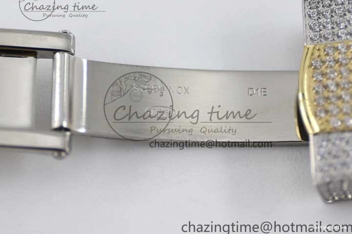 0203 Effortless Diamond Skydweller SS YG TWF Best Edition Black Dial on SS YG Bracelet Asian 23J to 2343